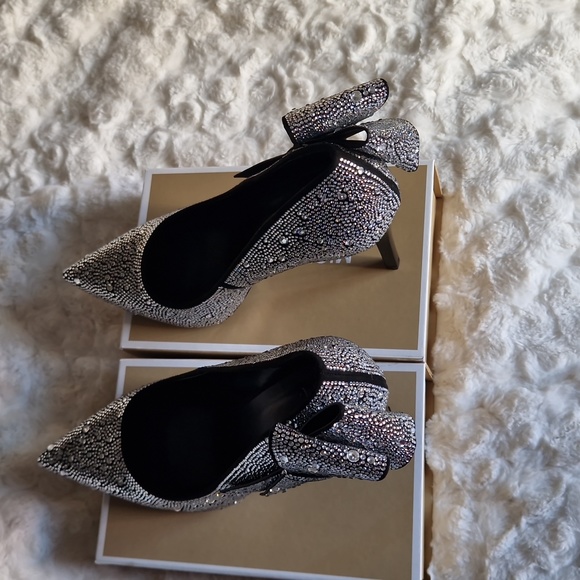 Black rhinestones heels - Picture 10 of 12